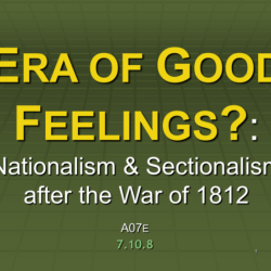 Quiz 3 nationalism and sectionalism