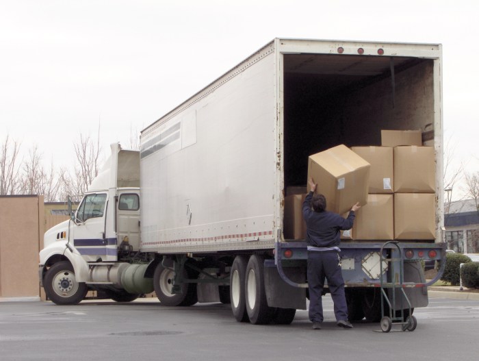 Truck unloading stations are called