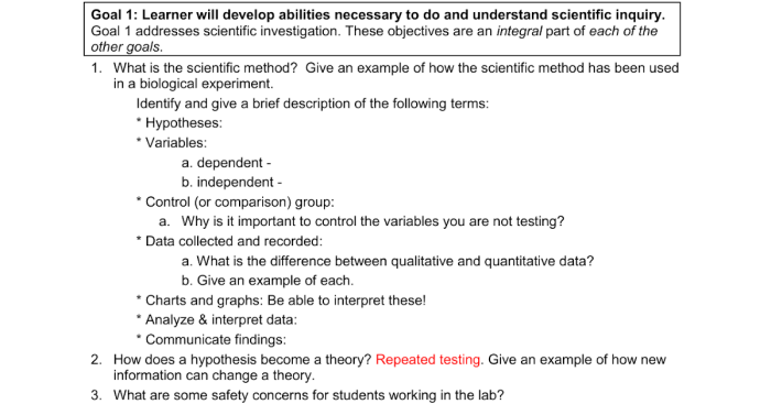 Biology end of course test study guide