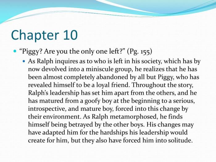 Lord of the flies chapter 10 quotes