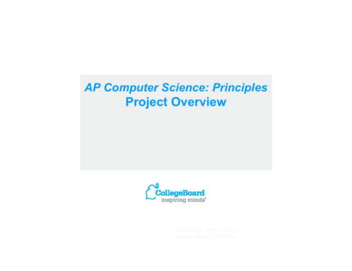 Ap computer science principles study guide pdf