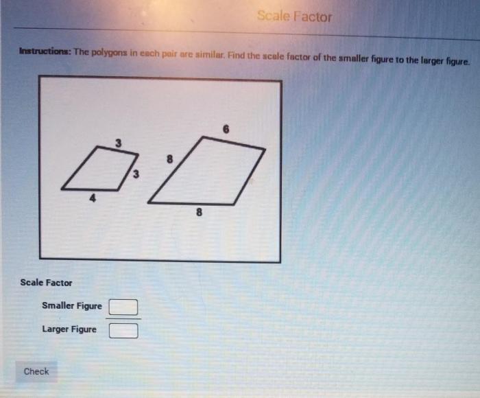 Which image shows a pair of similar polygons