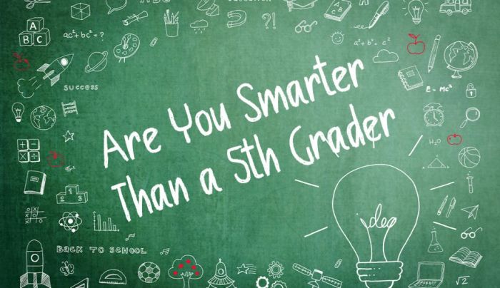 Are you smarter than a 8th grader questions and answers