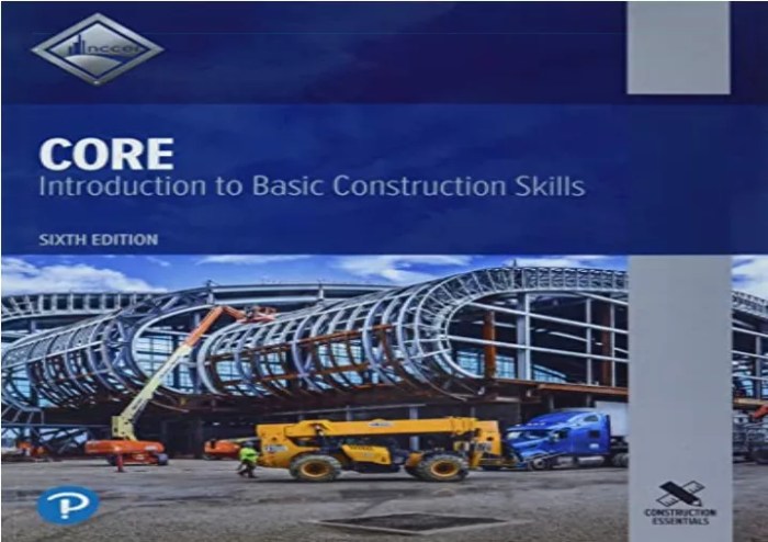 Core introduction to basic construction skills answer key