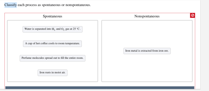 Spontaneous process classify each nonspontaneous transcribed text show